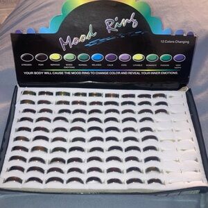 Mood Ring (PICK ONE) with 12 Color-Changing Rings